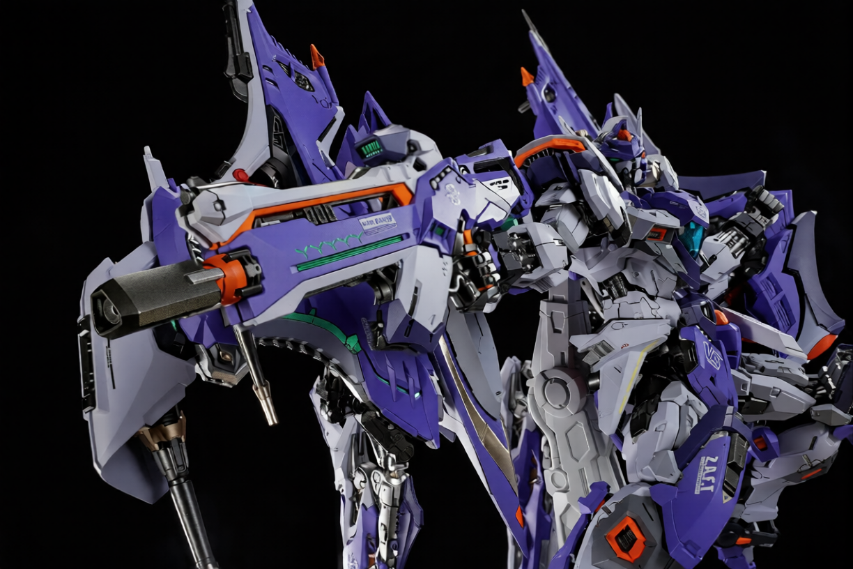 IN ERA 1/100 Infinity Nova Thunderbolt (THB-03M)  Pre-Painted Runner Set – EVA Unit-01 Color Scheme